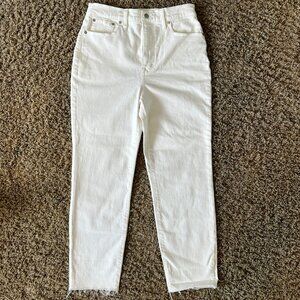 Madewell Women's White Ankle & Cropped Jeans